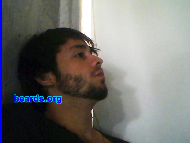 Bernardo
Bearded since: 2010.  I am an experimental beard grower.

Comments:
I grew my beard 'cause I feel free!!! :D

How do I feel about my beard?  Looks nice!!
Keywords: full_beard