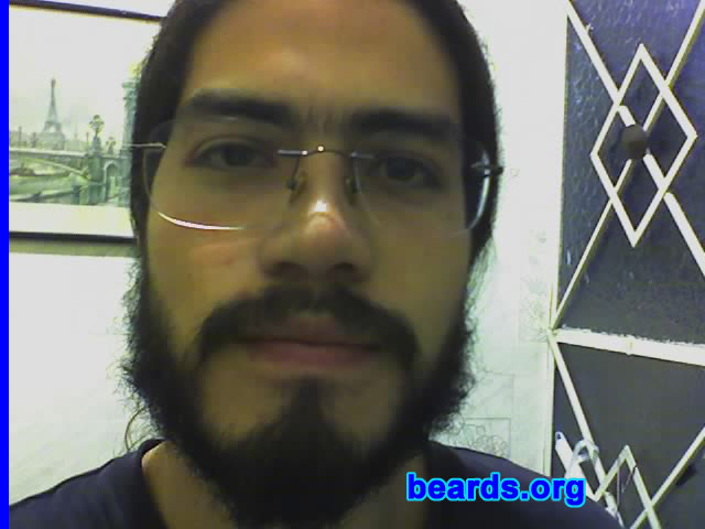 Edu Beta
Bearded since: 2007.  I am an experimental beard grower.

Comments:
I grew my beard 'cause I'd always wanted to get to the time I am able to.

How do I feel about my beard?  It's great.  It is a real sign for freedom! Hope I can keep it forever, though it is pretty unpopular.
Keywords: full_beard