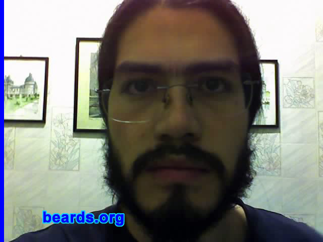 Edu Beta
Bearded since: 2007.  I am an experimental beard grower.

Comments:
I grew my beard 'cause I'd always wanted to get to the time I am able to.

How do I feel about my beard?  It's great.  It is a real sign for freedom! Hope I can keep it forever, though it is pretty unpopular.
Keywords: full_beard