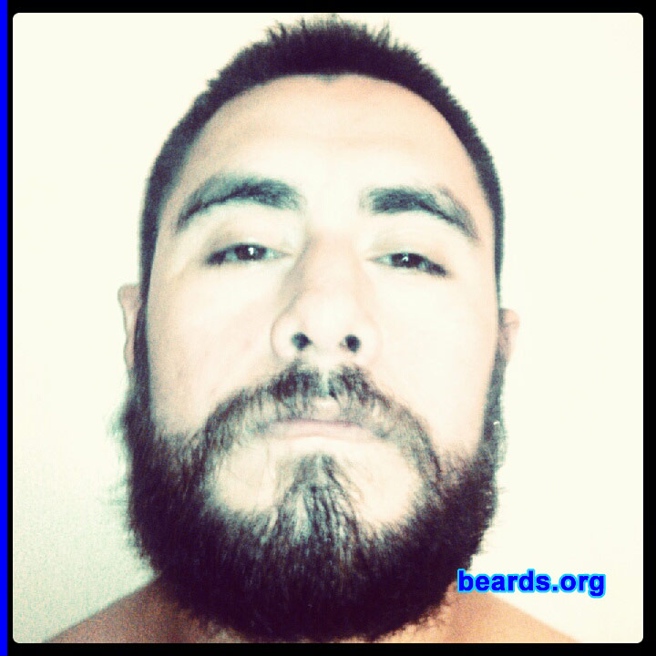 Edson Josimar H.
Bearded since: July 5, 2012. I am an occasional or seasonal beard grower.

Comments:
I have always experimented with different kinds of beards.  I like the image of manliness and superiority that the beard projects to people!

How do I feel about my beard? Excellent!  I love my beard!
Keywords: full_beard