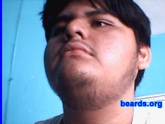 RaÃºl
Bearded since: 2008.  I am an experimental beard grower.

Comments:
I grew my beard because I'm the only one of my brothers with beard and I like having it.

How do I feel about my beard?  I'm fine with my beard. I've only had it for one month.
