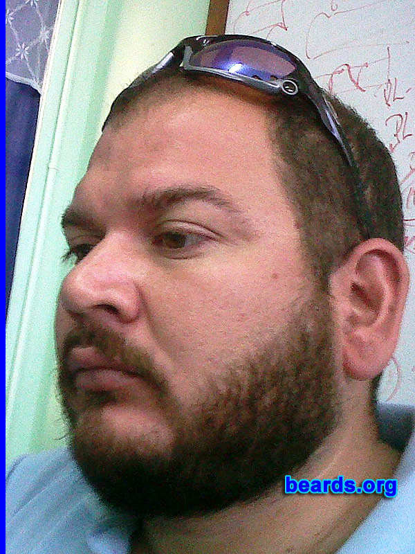 Ãlvaro M.
Bearded since: 2002. I am a dedicated, permanent beard grower.

Comments:
Why did I grow my beard? It's awesome to have one.

How do I feel about my beard? About the average.
Keywords: full_beard