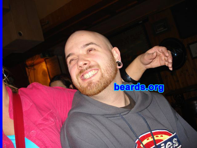 Jordan
Bearded since: 2004.  I am a dedicated, permanent beard grower.

Comments:
I grew my beard because I love my beard just like I love my beer.

How do I feel about my beard?  It's not as thick as others, but size doesn't matter.
Keywords: full_beard