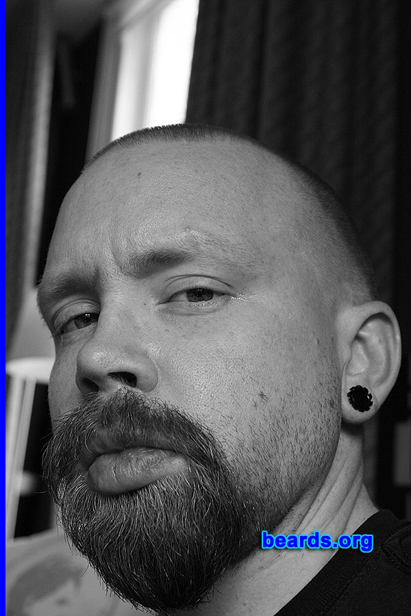Jelle
Bearded since: 2002. I am a dedicated, permanent beard grower.

Comments:
Why did I grow my beard? Because I hate shaving.

How do I feel about my beard? I would like to have some more sideburns, but it's okay like how it is now.
Keywords: goatee_mustache