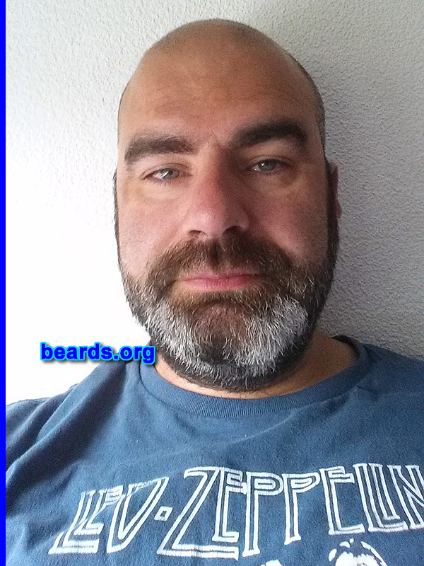 Martin C.C.
Bearded since: 1998. I am a dedicated, permanent beard grower.

Comments:
Why did I grow my beard? Because I am a man. Men have beards!

How do I feel about my beard? I love my beard.
Keywords: full_beard