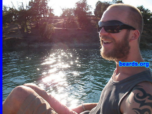 Niels G.
Bearded since: 2005.  I am an experimental beard grower.

Comments:
I grew my beard because I like to experiment with it. And my chin looks bigger with a beard!

How do I feel about my beard? Great!
Keywords: full_beard