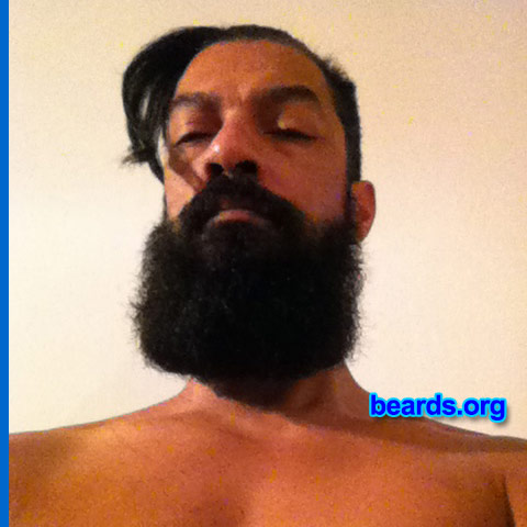 Ricardo A.
Bearded since: 2013. I am a dedicated, permanent beard grower.

Comments:
Why did I grow my beard? It's an honor to grow a beard.

How do I feel about my beard? Awesome.
Keywords: full_beard