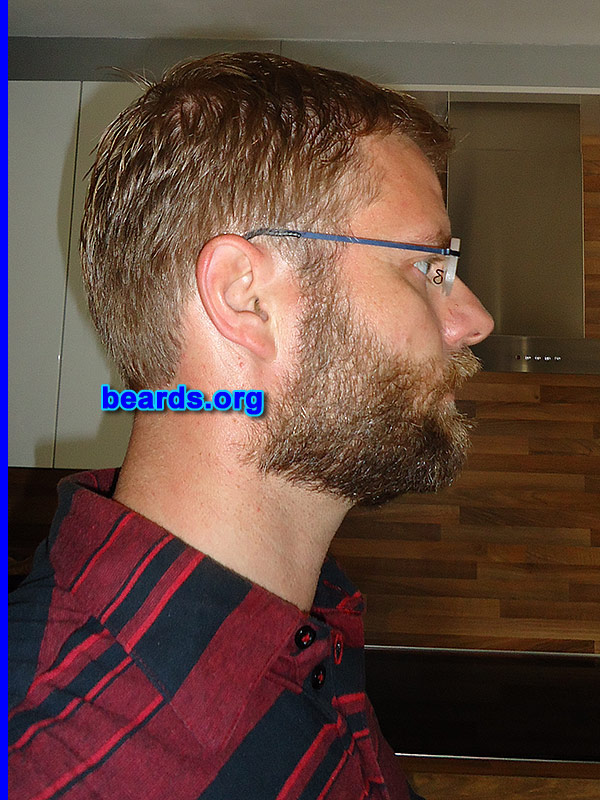 William
Bearded since: 2013.  I am an experimental beard grower.

Comments:
Why did I grow my beard? I wanted to try a different look and was curious if the "beardchange" was going to fit me. I never tried growing my beard before and I find it amazing to see the growth and changes on my face.

How do I feel about my beard? I like it.  It looks powerful.  It feels very masculine. It is really an upgrading of my face. I feel very comfortable with it!  My beard gives me a masculine feeling that I have never felt before and above that, my beard gives me a living feeling in my face. Awesome.
Keywords: full_beard