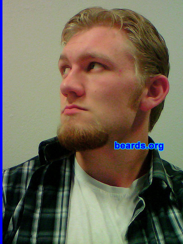 Tord G.
Bearded since: 2005.  I am an experimental beard grower.

Comments:
I grew my beard simply because I like beards.

How do I feel about my beard? I would feel naked without it.
Keywords: goatee_only