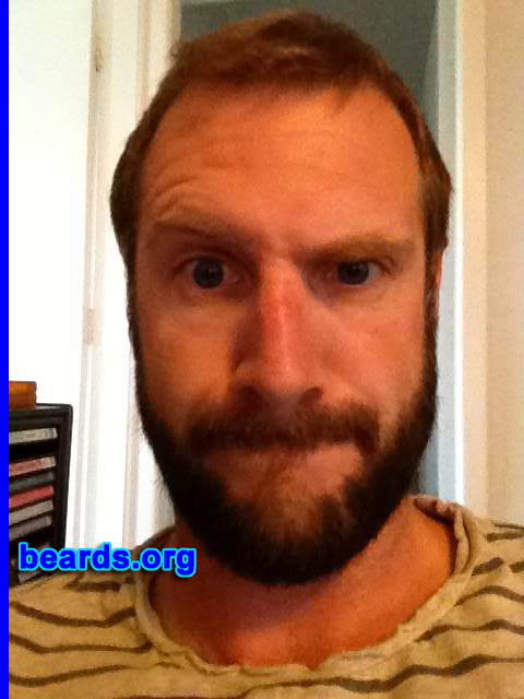 Matt F.
Bearded since: 2012. I am a dedicated, permanent beard grower.

Comments:
Why did I grow my beard? I'd wanted to do it for a while and one day while I was on leave, I just stopped shaving and I've never looked back!!

How do I feel about my beard? I freakin' love it!!
Keywords: full_beard