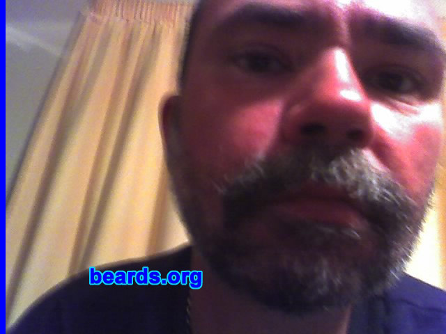 Pete
Bearded since: 1990.  I am a dedicated, permanent beard grower.

Comments:
I grew my beard because I like the look and feel of it. It is the essence of a man. If God intended men to be clean shaven He would not have given us the gift of facial hair.

How do I feel about my beard? I love it.  But now it's getting salt and pepper.  I would like it to be one colour. I will never get rid of it.
Keywords: full_beard