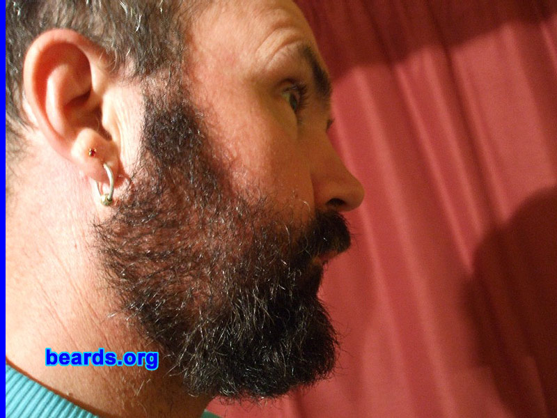 Pete
Bearded since: 1990.  I am a dedicated, permanent beard grower.

Comments:
I grew my beard because beards are cool. I love the look and feel of a beard. I had always wanted one. Started off with goatee then went with the full beard.

How do I feel about my beard? Love it. Wish it could be more coarse, though.
Keywords: full_beard