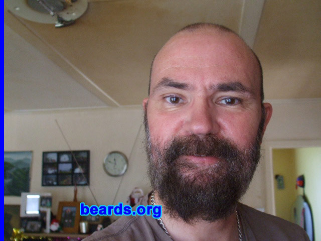 Pete
Bearded since: 1990. I am a dedicated, permanent beard grower.

Comments:
I grew my beard because I love the look and feel of a beard. Have always liked beards.

How do I feel about my beard? It's great.   I am wanting to get it to a decent length.
Keywords: full_beard