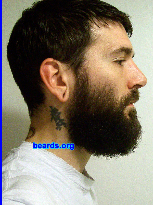 Sean M.
Bearded since: 2011. I am a dedicated, permanent beard grower.

Comments:
I grew my beard because shaving became way too repetitive.

How do I feel about my beard?  Very thick. Love it!
Keywords: full_beard