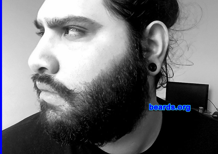 Kochi D.
Bearded since: 2005. I am an occasional or seasonal beard grower.

Comments:
Why did I grow my beard?  I like it a lot.  It represents knowledge and masculinity. I think i cannot live without my beard.

How do I feel about my beard? It's the greatest thing ever. My beard and I equal ONE AWESOME DUDE. 
Keywords: full_beard