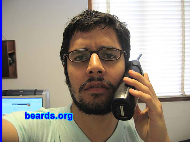 JuliÃ¡n
Bearded since: 2000.  I am a dedicated, permanent beard grower.

Comments:
I grow my beard because I love the way how it looks and feels on my face, mainly because it's part of my identity, my body, and because it completes my real looks.

I feel happy because I can grow one and I love the way it feels. I feel much more confident when I have it because people take me more seriously (maybe it's because of the age issue; I'm 25).  I love it very much.  It makes me feel sort of "unique" and authentic. 

I like it very much, too, because it looks very masculine, independent, ready-to-be-agressive and also mature and experienced.  I simply love it!
Keywords: full_beard