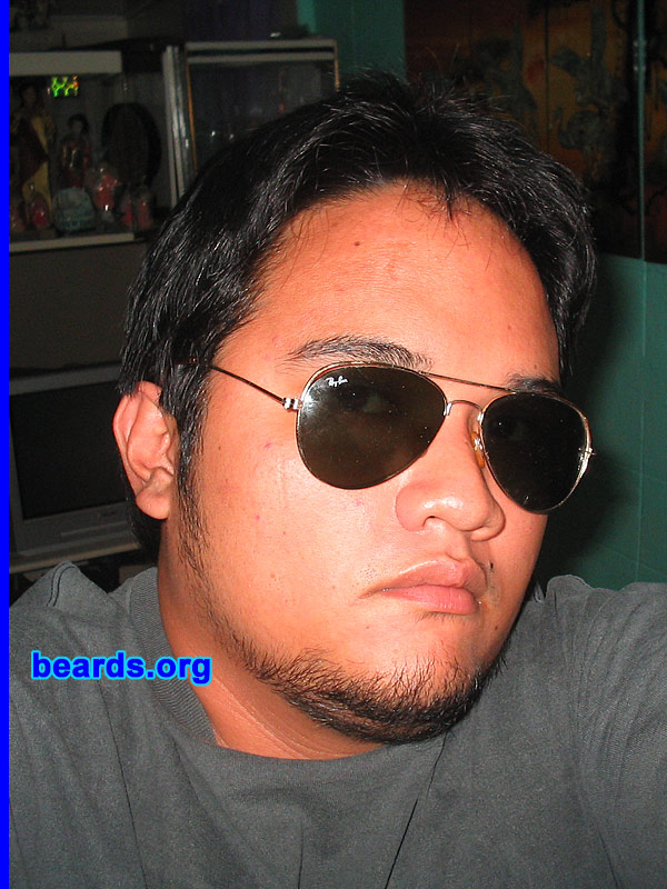 Chris
Bearded since: 2000.  I am an occasional or seasonal beard grower.

Comments:
I grew my beard because I want to look mature and I think by having beard I will look that way.

How do I feel about my beard?  Satisfied.
Keywords: chin_curtain