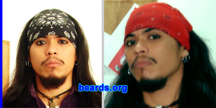 Lemmy J.
Bearded since: 2003.  I am a dedicated, permanent beard grower.

Comments:
Well, ever since I was a kid, I've always wanted to have a beard...I'm a huge ROMY DIAZ (a Filipino character actor) fan!

How do I feel about my beard?  I feel really GREAT!  Just can't imagine myself without 'em.
Keywords: goatee_mustache