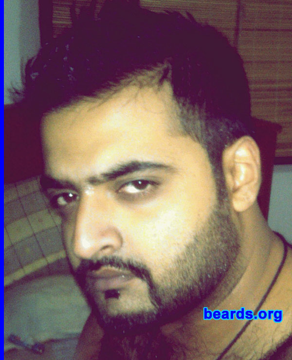 Ali B.
I am a dedicated, permanent beard grower.

Comments:
This is an experimental beard in 2011.

How do I feel about my beard? I feel great! Every time I grow a new style, I just feel proud! 
Keywords: stubble full_beard