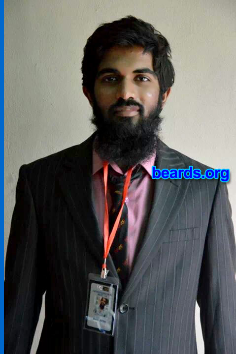 Abdul Haseeb M.
Bearded since: 2009. I am a dedicated, permanent beard grower.
Keywords: full_beard