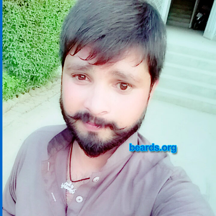Mohsin K.
Bearded since: 2016.  I am an dedicated, permanent beard grower.

Comments:
Why did I grow my beard? Beard makes me comfortable and I feel like a responsible person with beard.  Simply said that I'm in a relationship with my beard.

How do I feel about my beard? I feel awesome and outstanding with my beard.
Keywords: full_beard