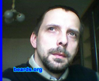 Dariusz Dominik
Bearded since: 2006. I am an experimental beard grower.

Comments:
I grew my beard because of curiosity.

How do I feel about my beard? I like it.
Keywords: goatee_mustache