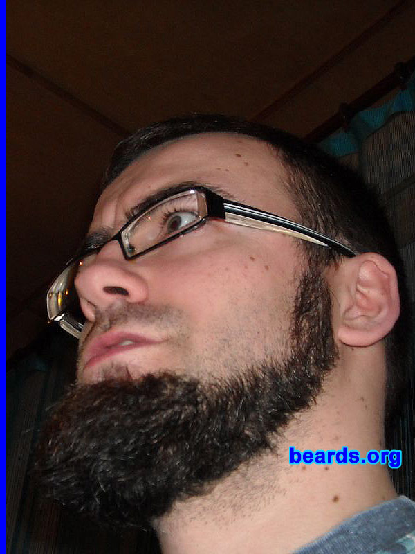 Dogo
Bearded since: 2010.  I am an experimental beard grower.

Comments:
I grew my beard because I like beards. =D

How do I feel about my beard? Great! Yeah! ;D
Keywords: chin_curtain