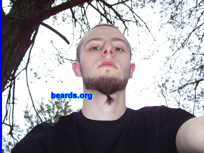 Tomek
Bearded since: 2005.  I am a dedicated, permanent beard grower.

Comments:
I grew my beard because I like beards.

How do I feel about my beard?  It's not ideal, but I love it.
Keywords: goatee_only