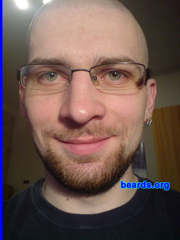 Wojtek
Bearded since: 2008.  I am an experimental beard grower.

Comments:
I grew my beard because I always wanted to have one.  This site helped me to make a decision to do it.

How do I feel about my beard? Still a little unsure about the beard style.  I think I will change it from time to time.
Keywords: full_beard