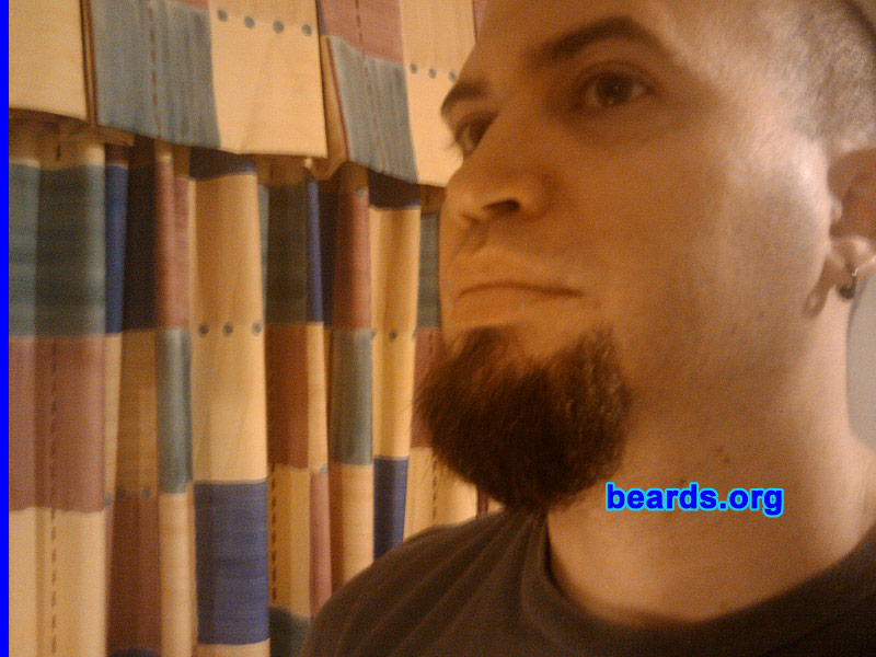 Roberto R.
Bearded since: 1997.  I am a dedicated, permanent beard grower.

Comments:
I grew my beard to enhance my personality.

How do I feel about my beard? Love it! People around tend to agree it suits my style.
Keywords: goatee_only