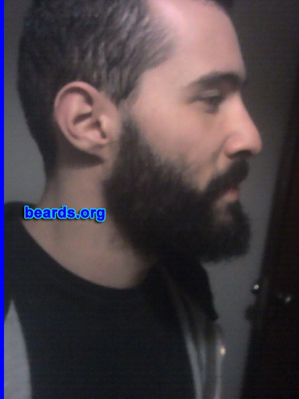Tiago V.
Bearded since: 2009. I am a dedicated, permanent beard grower.

Comments:
I grew my beard because I think the beard shows the male side of man.

How do I feel about my beard? It brings me confidence. I feel more masculine.
Keywords: full_beard