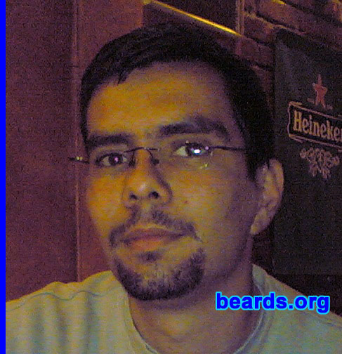 Andrei Alexandru
Bearded since: 2007.  I am an experimental beard grower.

Comments:
I grew my beard because I think it makes me look more mature and confident.

How do I feel about my beard? I love it.
Keywords: goatee_mustache