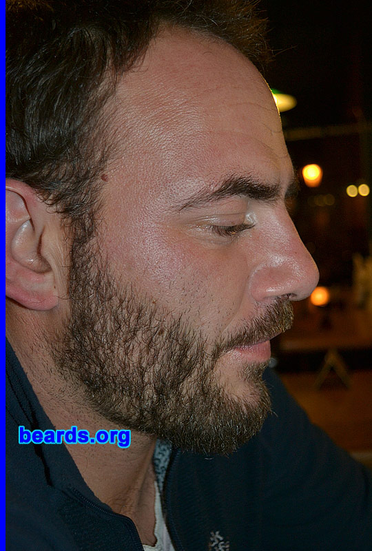 Stefan P.
Bearded since: 2010. I am an experimental beard grower.

Comments:
I grew my beard because I all I wanted was a beard and the right moment has arrived.

How do I feel about my beard? I love it!
Keywords: full_beard