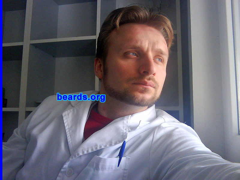 DuÅ¡an
I am a dedicated, permanent beard grower.

Comments:
I grew my beard because I always wanted to look older. And with the beard on my face, I really do...

How do I feel about my beard? It makes me feel powerful and less shy. 
Keywords: full_beard