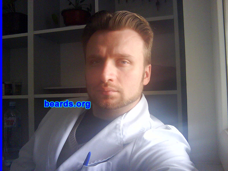 DuÅ¡an
I am a dedicated, permanent beard grower.

Comments:
I grew my beard because I always wanted to look older. And with the beard on my face, I really do...

How do I feel about my beard? It makes me feel powerful and less shy. 
Keywords: full_beard