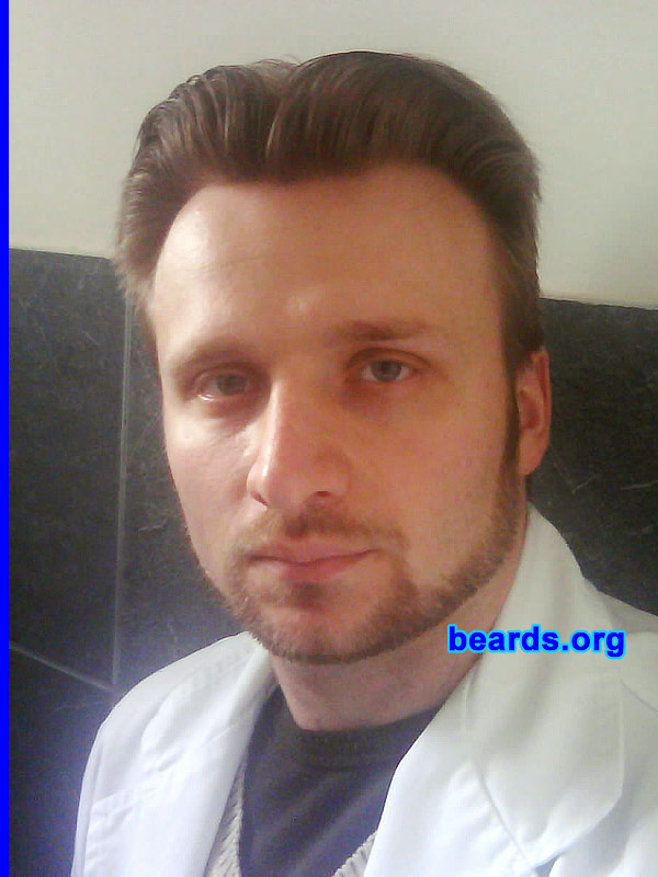 DuÅ¡an
I am a dedicated, permanent beard grower.

Comments:
I grew my beard because I always wanted to look older. And with the beard on my face, I really do...

How do I feel about my beard? It makes me feel powerful and less shy. 
Keywords: full_beard