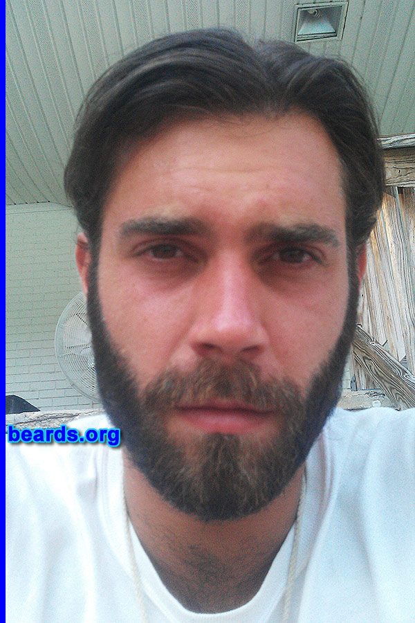 Milos
Bearded since: 2013. I am an experimental beard grower.

Comments:
Why did I grow my beard? Wanted to be a man.

How do I feel about my beard? I feel like a man.
Keywords: full_beard