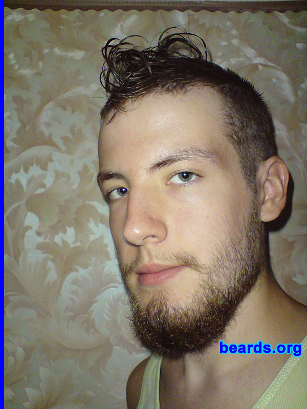 Alexander K.
Bearded since: 2007.  I am a dedicated, permanent beard grower.

Comments:
I grew my beard because the beard is a force:  man's pride, an ornament, a bait for girls. It is freedom symbol.

How do I feel about my beard?  It is cool! I am proud of my beard!
Keywords: full_beard