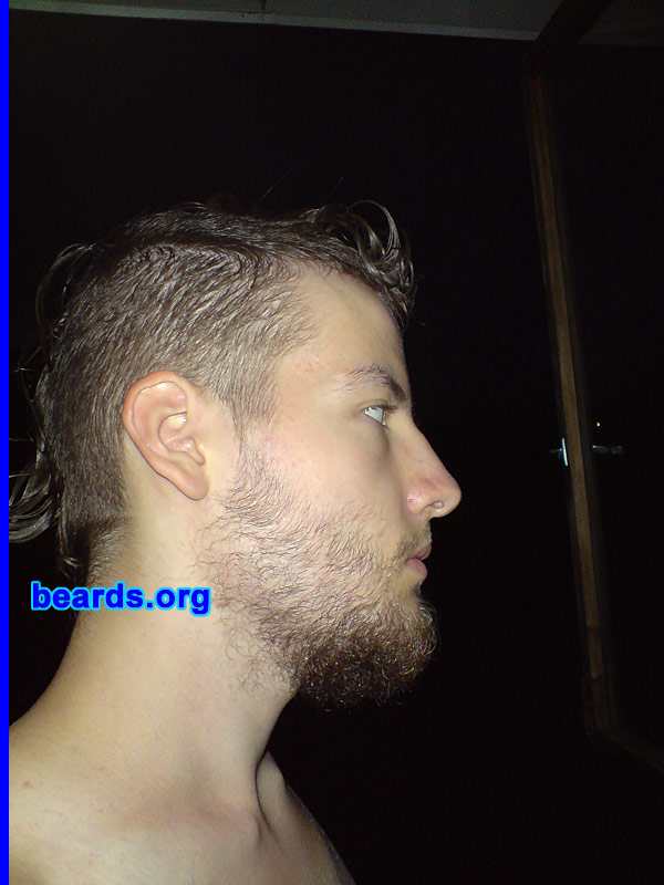 Alexander K.
Bearded since: 2007.  I am a dedicated, permanent beard grower.

Comments:
I grew my beard because the beard is a force:  man's pride, an ornament, a bait for girls. It is freedom symbol.

How do I feel about my beard?  It is cool! I am proud of my beard!
Keywords: full_beard