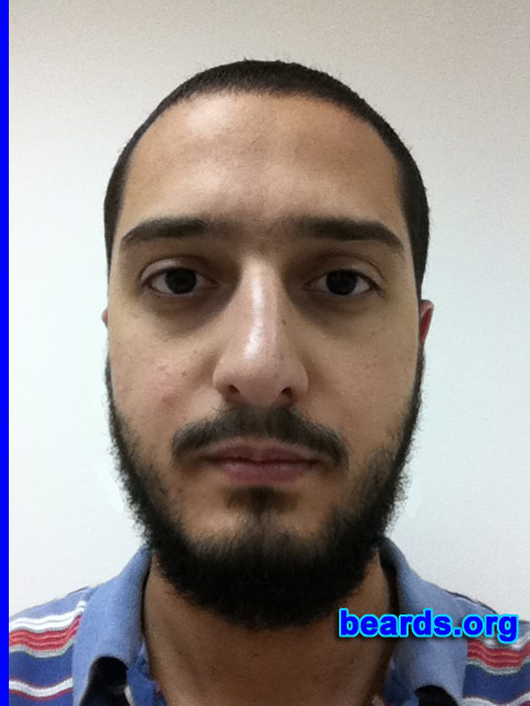 Ziyad
Bearded since: 2013. I am a dedicated, permanent beard grower.

Comments:
I grew my beard because it's mandatory in Islam for man to grow his beard and trim his moustache. Clean shaving is abnormal and feminine. Media has been brainwashing us for decades that clean shaving is normal and masculine.

How do I feel about my beard? I love my beard.
Keywords: full_beard