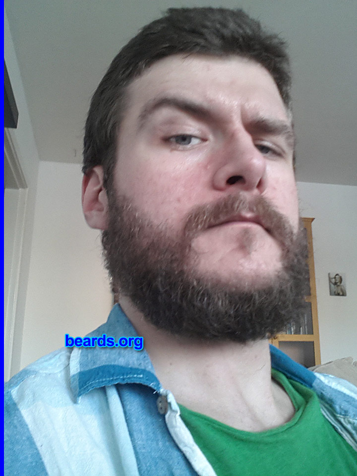 BjÃ¶rne 
Bearded since: 2013. I am an experimental beard grower.

Comments:
Why did I grow my beard?  Well I just said to myself, "No more shaving.  Let's see how this goes!"

How do I feel about my beard?  I love it though I'm still learning new tricks all the time.
Keywords: full_beard