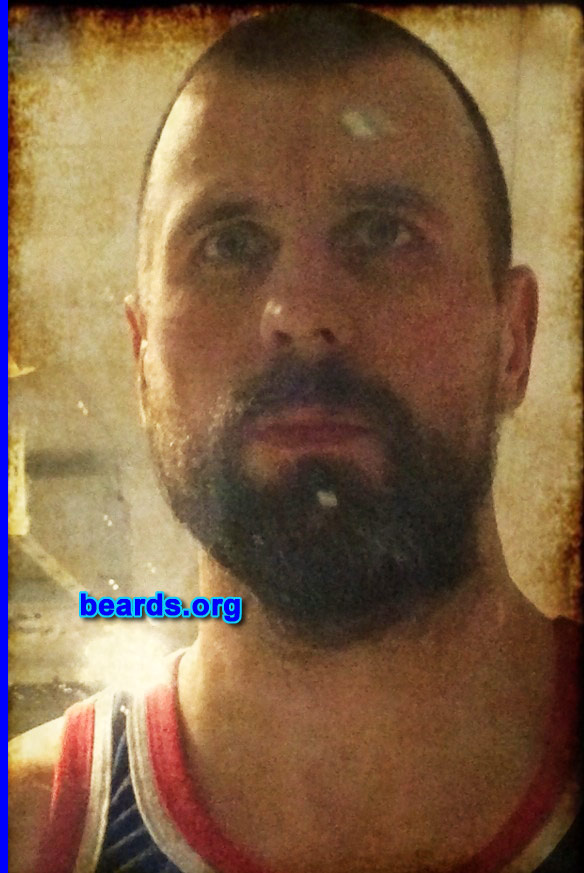 Fredric
Bearded since: 2013. I am a dedicated, permanent beard grower.

Comments:
Why did I grow my beard? I wanted to try and see how it looked on me.

How do I feel about my beard? I'm hooked and will keep it.
Keywords: full_beard