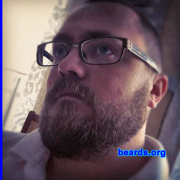 Jonny H.
Bearded since: 2009. I am a dedicated, permanent beard grower.

Comments:
I grew my beard at first because I was too lazy to shave.  Now it's become a part of who I am.

How do I feel about my beard? Pride.
Keywords: full_beard