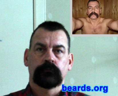 Kjell
Bearded since: 1984.  I am a dedicated, permanent beard grower.

Comments:
I grew my beard because I like it, and it's less to shave.

How do I feel about my beard?  It's okay.  But my wife doesn't like it!
Keywords: goatee_mustache