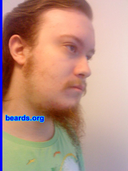 Mattias
Bearded since: 2011. I am an experimental beard grower.

Comments:
I grew my beard for fun.

How do I feel about my beard? Cool.
Keywords: goatee_mustache