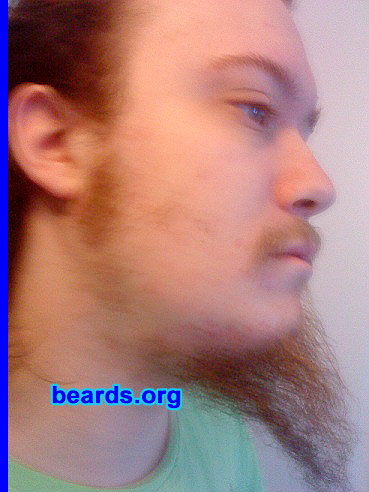 Mattias
Bearded since: 2011. I am an experimental beard grower.

Comments:
I grew my beard for fun.

How do I feel about my beard? Cool.
Keywords: goatee_mustache