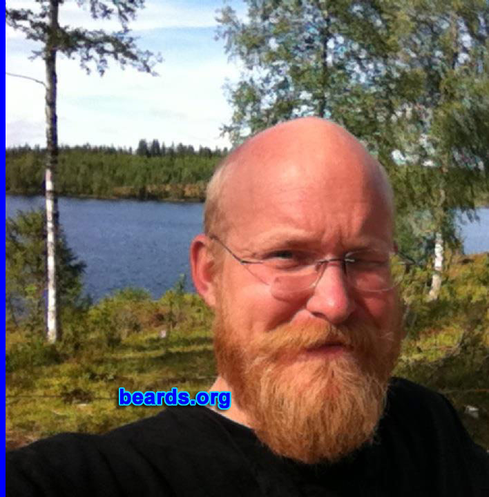 Tobias L.
Bearded since: 1998. I am a dedicated, permanent beard grower.

Comments:
Why did I grow my beard? Because I make it look good, I hate shaving, and my wife loves my beard.

How do I feel about my beard? It is a hate/love relationsship. Mostly I love it.  But at times I just want to get rid of it. However, my beard help me land a movie deal. I was the main character in the movie "Sweaty Beards" in 2010.
Keywords: full_beard