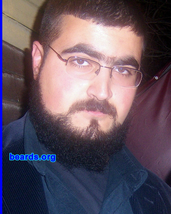 Murat E.B.
Bearded since: 2008. I am an occasional or seasonal beard grower.

Comments:
I grew my beard because I just wanted to give it a try and I like the feel of it.

How do I feel about my beard? I feel good. Very good!
Keywords: Turkey full_beard