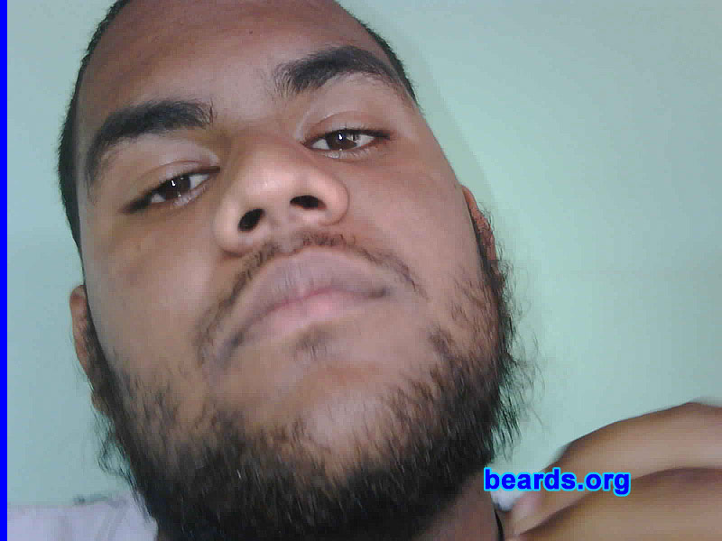 Joel C.
Bearded since: 2004. I am a dedicated, permanent beard grower.

Comments:
I was able to grow a beard at fourteen.  And so I started.  I am nineteen and I still have my beard and have never taken a clean shave!!! I grow a beard because God gave me the ability to.  So that's why.

How do I feel about my beard? I really love it.  But I wish it could be a little more full.
Keywords: full_beard