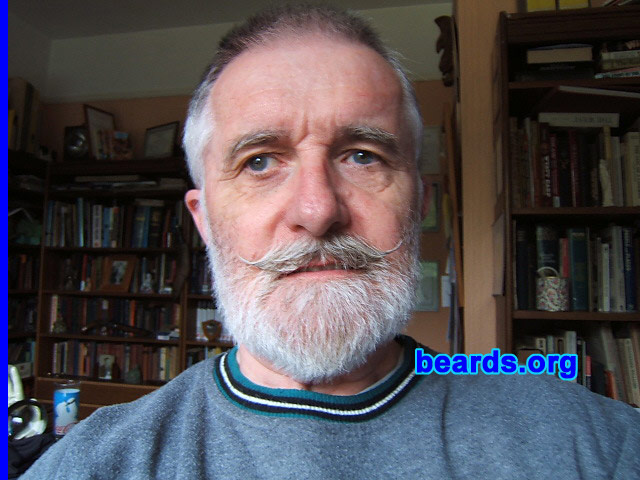 Alan
Bearded since: 1961.  I am a dedicated, permanent beard grower.

Comments:
I grew my beard as a bet on a boating camping holiday with two buddies.   I was the only one to keep it.

Love it.
Keywords: full_beard